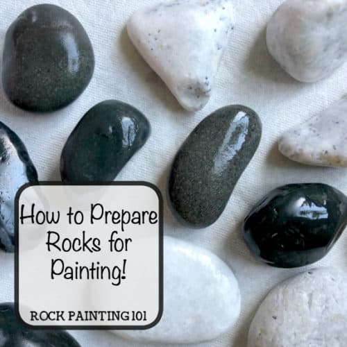 How to easily prepare rocks for painting amazing stones
